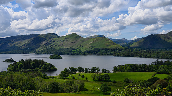 Derwentwater from Castle Head